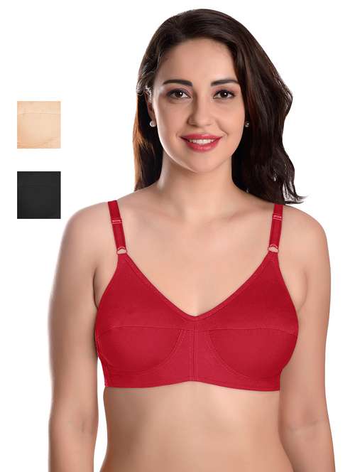 multi coloured solid bra - 19180750 -  Standard Image - 0