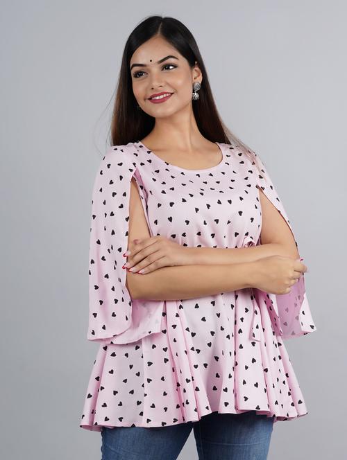 pink printed top - 19180788 -  Standard Image - 0
