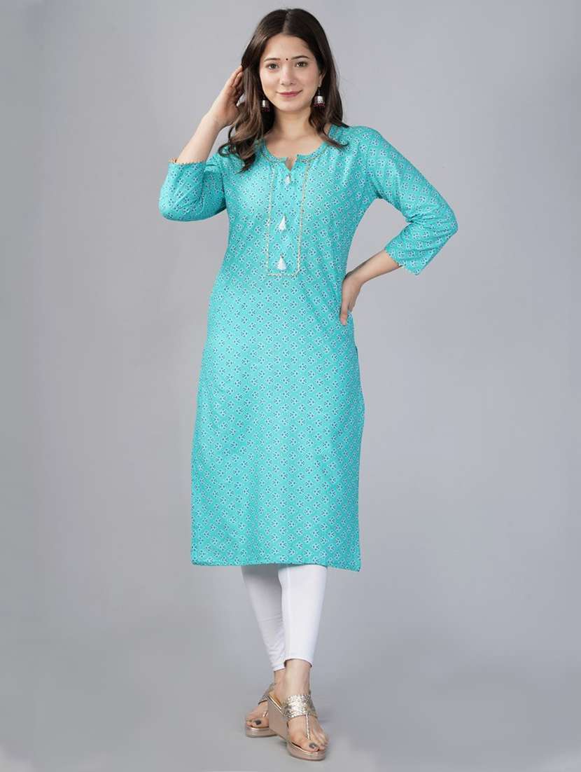 women's straight kurta - 19180796 - Zoom Image - 0