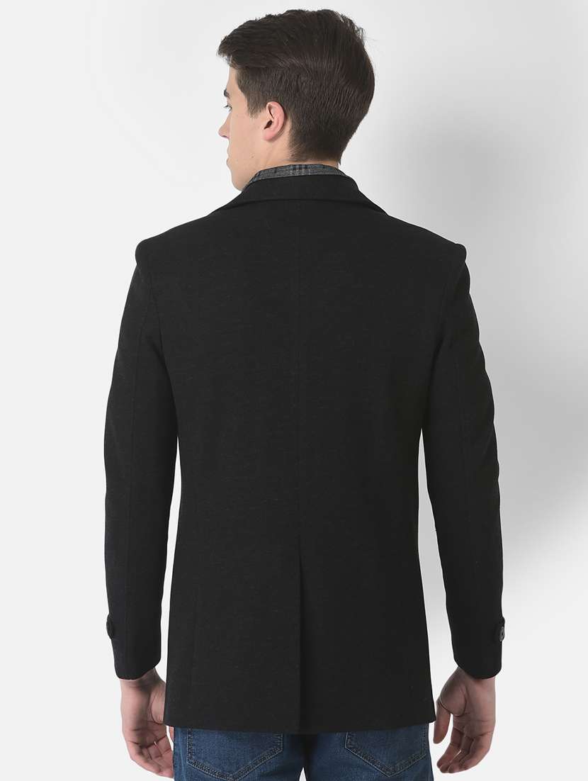 solid single breasted casual blazer - 19180844 - Standard Image - 3