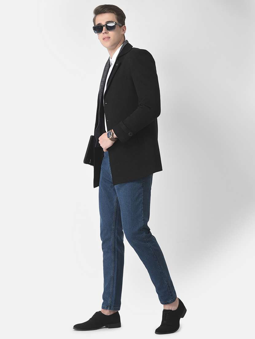 solid single breasted casual blazer - 19180844 - Standard Image - 5