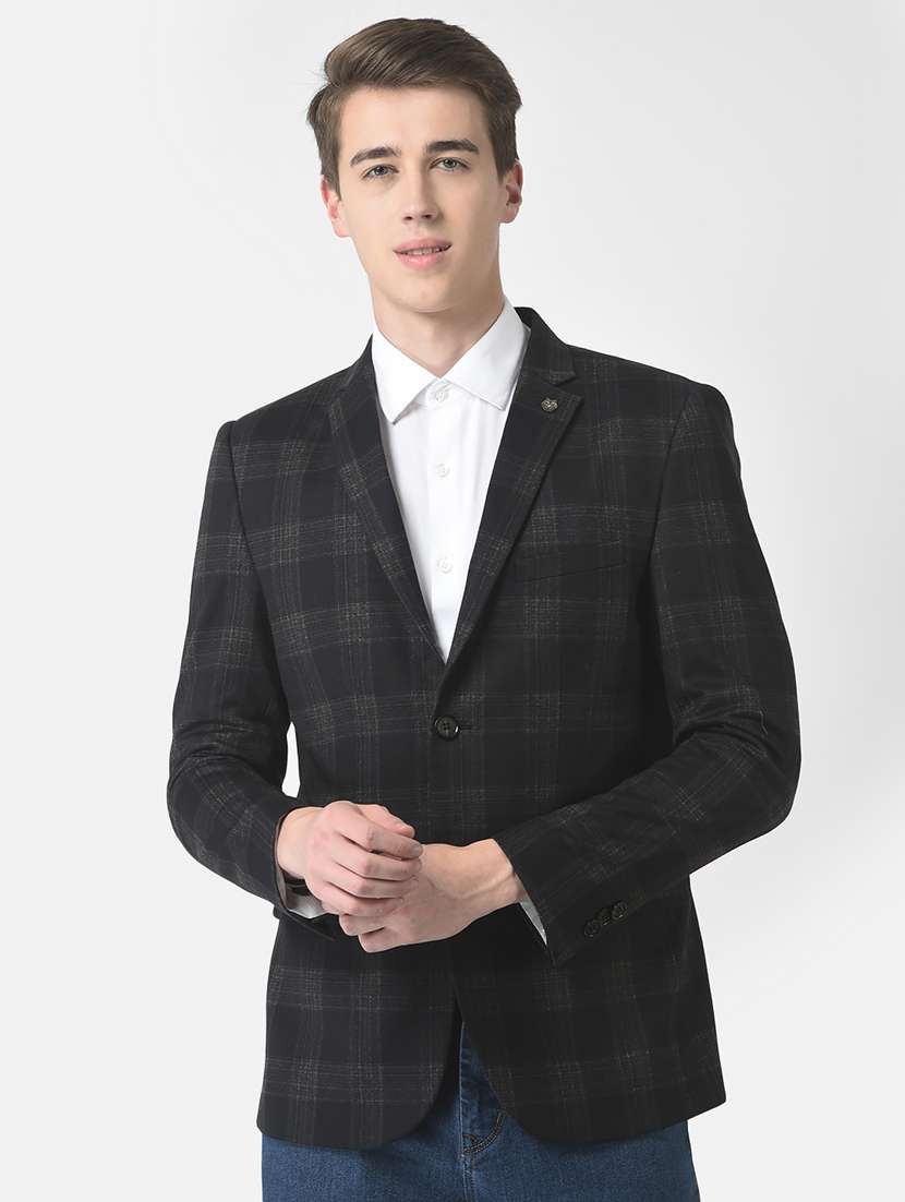 solid single breasted casual blazer - 19180846 -  Zoom Image - 0