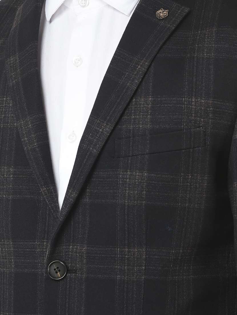 solid single breasted casual blazer - 19180846 -  Standard Image - 5