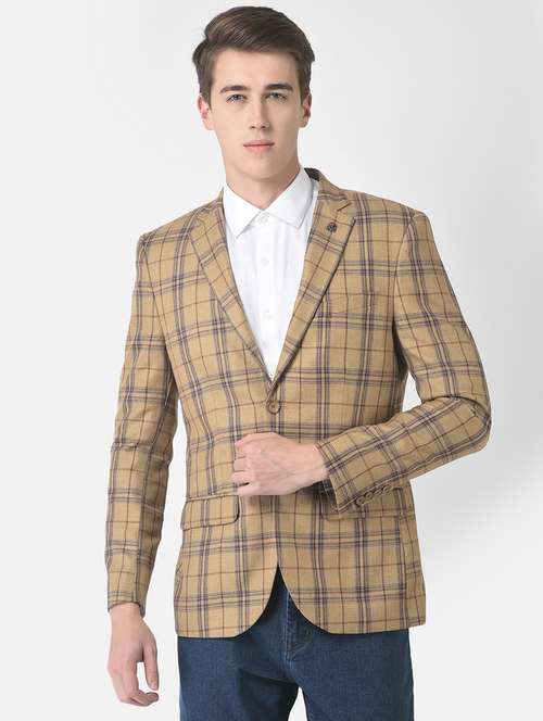 solid single breasted casual blazer - 19180852 -  Standard Image - 0