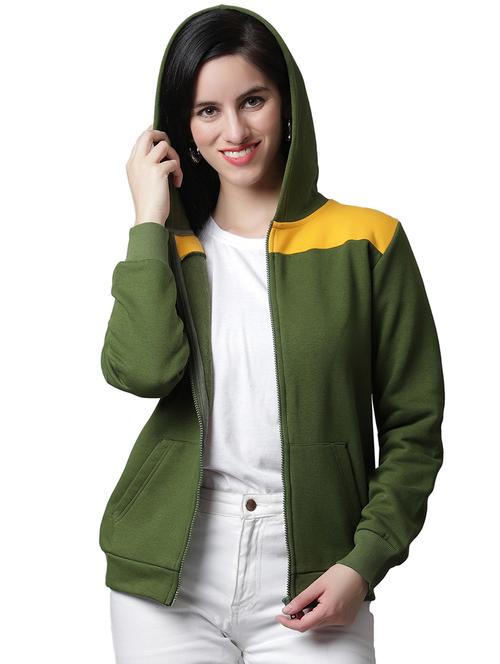 women's color block sweatshirt - 19181525 - Standard Image - 0