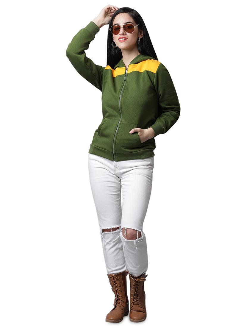 women's color block sweatshirt - 19181525 - Standard Image - 3
