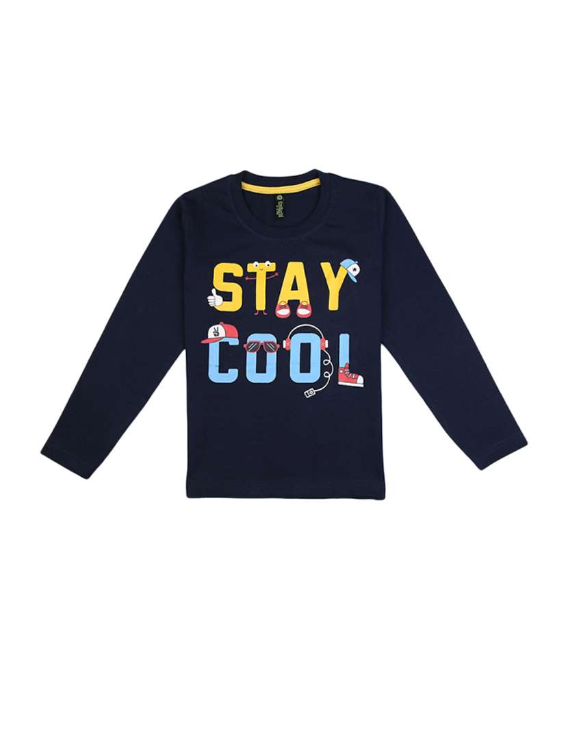 boys long sleeve printed t-shirt