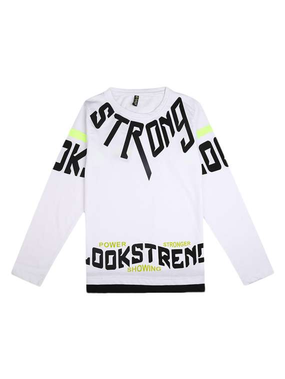 boys long sleeve printed t-shirt