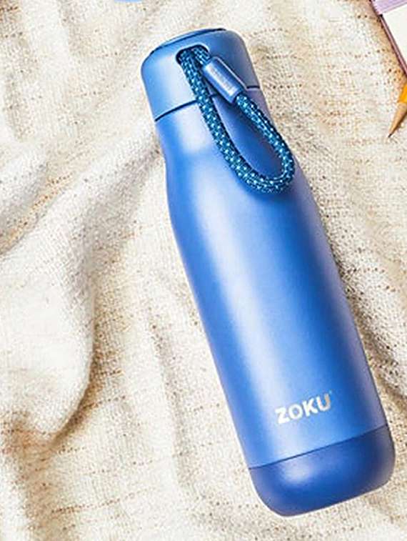 zoku 25oz navy pc stainless bottle
