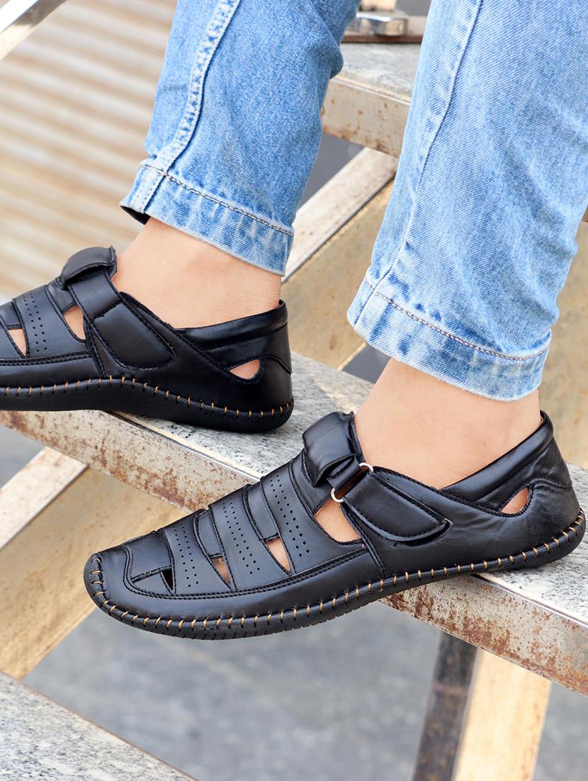 black slip on sandal  - 19184864 -  Zoom Image - 0