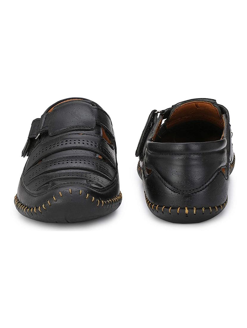black slip on sandal - 19184864 - Standard Image - 3