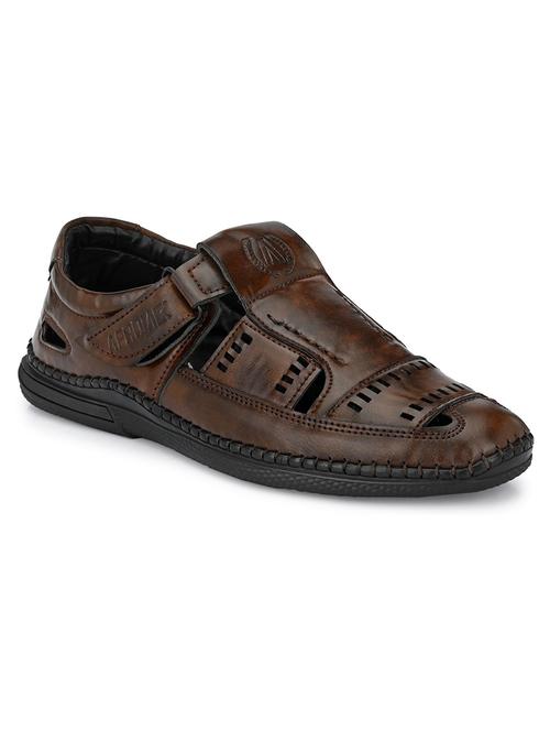 brown slip on sandal  - 19184874 -  Standard Image - 0