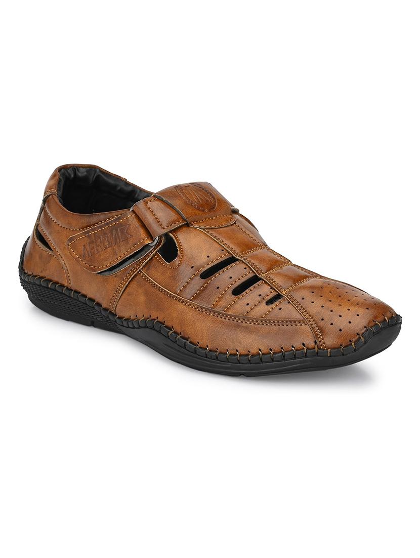 tan slip on sandal - 19184875 - Zoom Image - 0