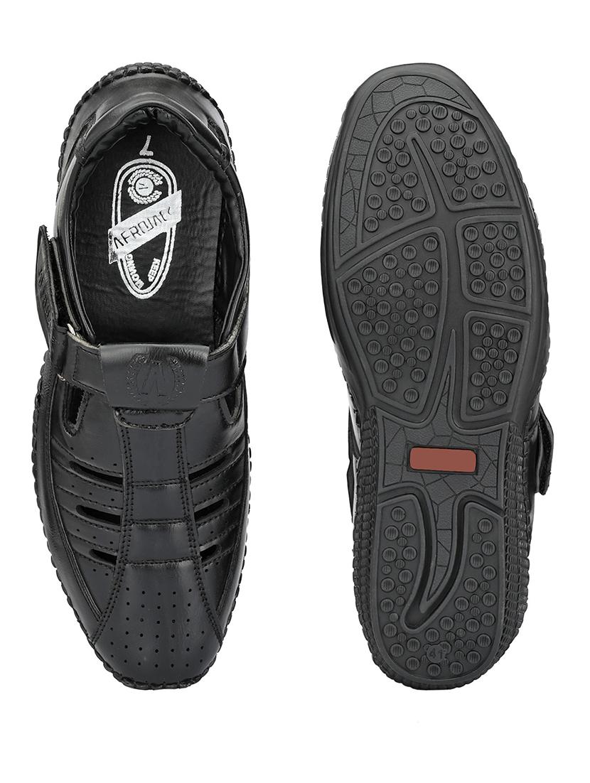 black slip on sandal - 19184877 - Standard Image - 3