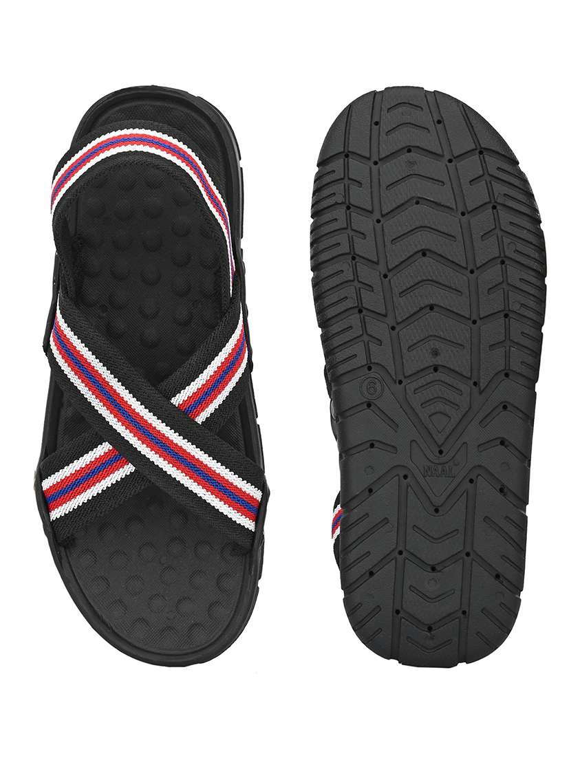 black slip on sandal - 19184886 - Standard Image - 3