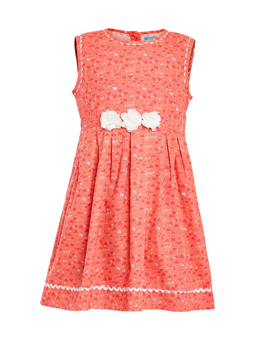 girls round neck sleeveless frock - 19185737 - Zoom Image - 0
