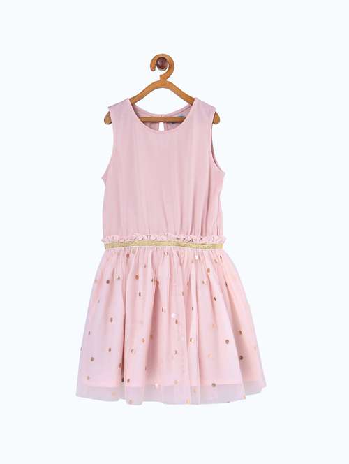 girls round neck sleeveless frock - 19185785 -  Standard Image - 0