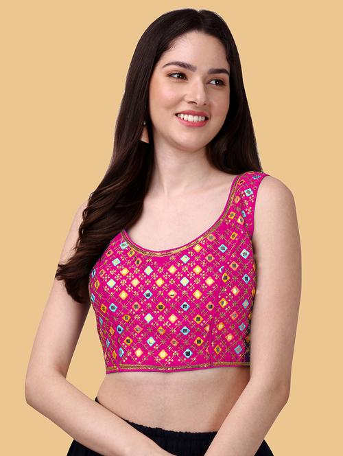 pink silk regular blouse - 19186396 -  Standard Image - 0