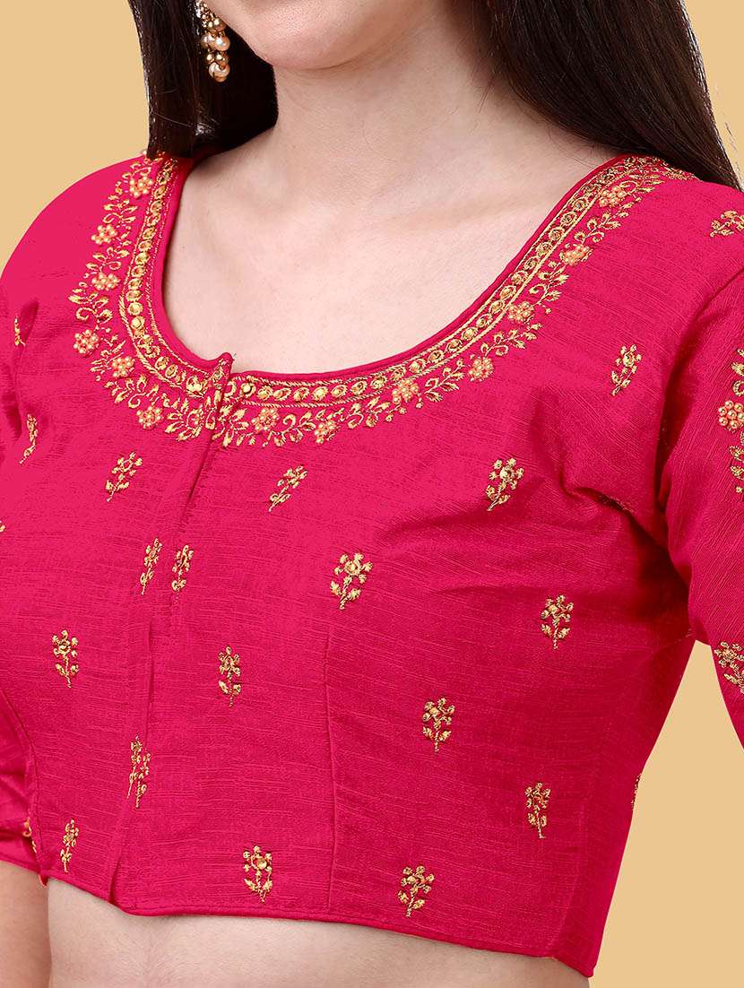 pink silk regular blouse - 19186408 -  Standard Image - 3