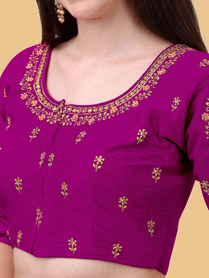 purple silk regular blouse - 19186412 -  Standard Image - 3