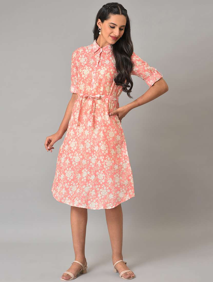 women's fit & flare floral dress