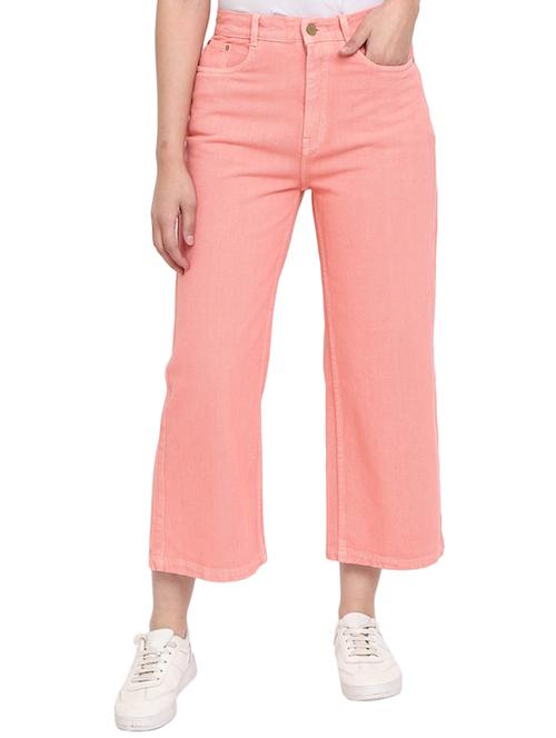 women's plain wide leg jeans - 19187041 - Standard Image - 0