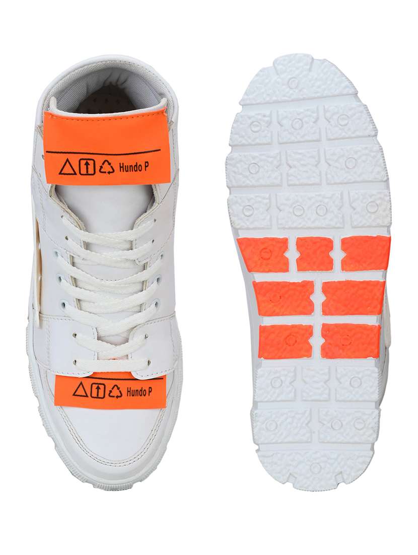 men white lace up sneakers - 19188691 -  Standard Image - 5