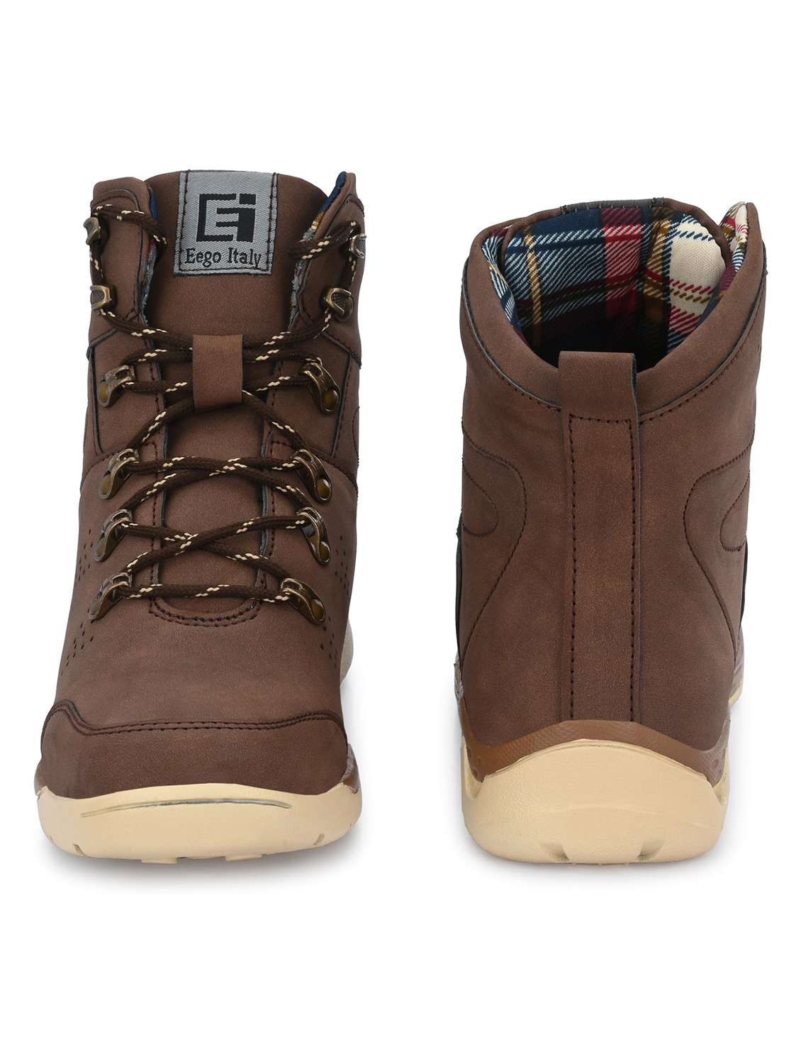 men brown lace up boots - 19188693 -  Standard Image - 5