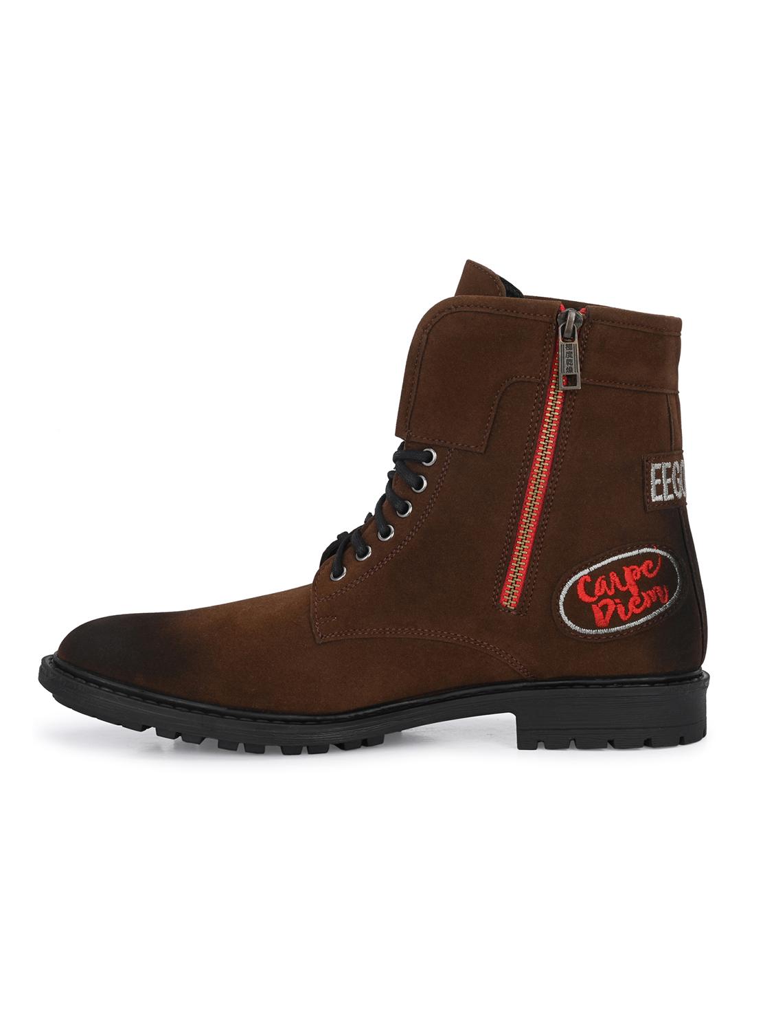men brown lace up boots - 19188726 - Standard Image - 3