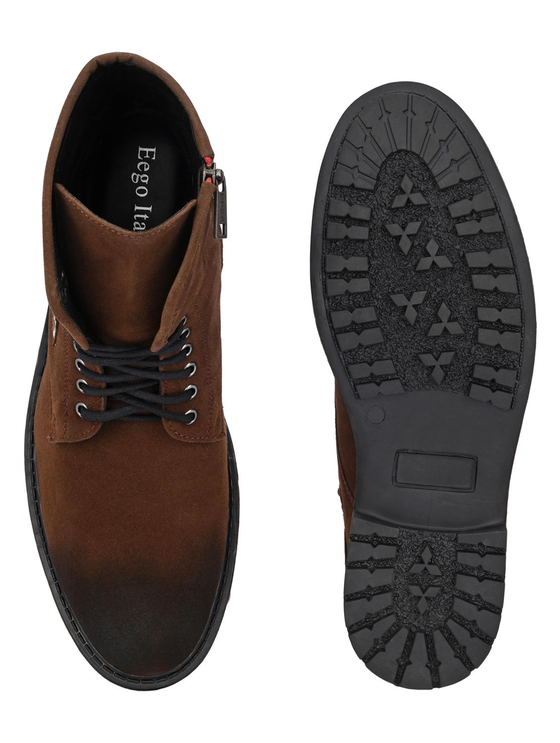 men brown lace up boots - 19188726 - Standard Image - 5