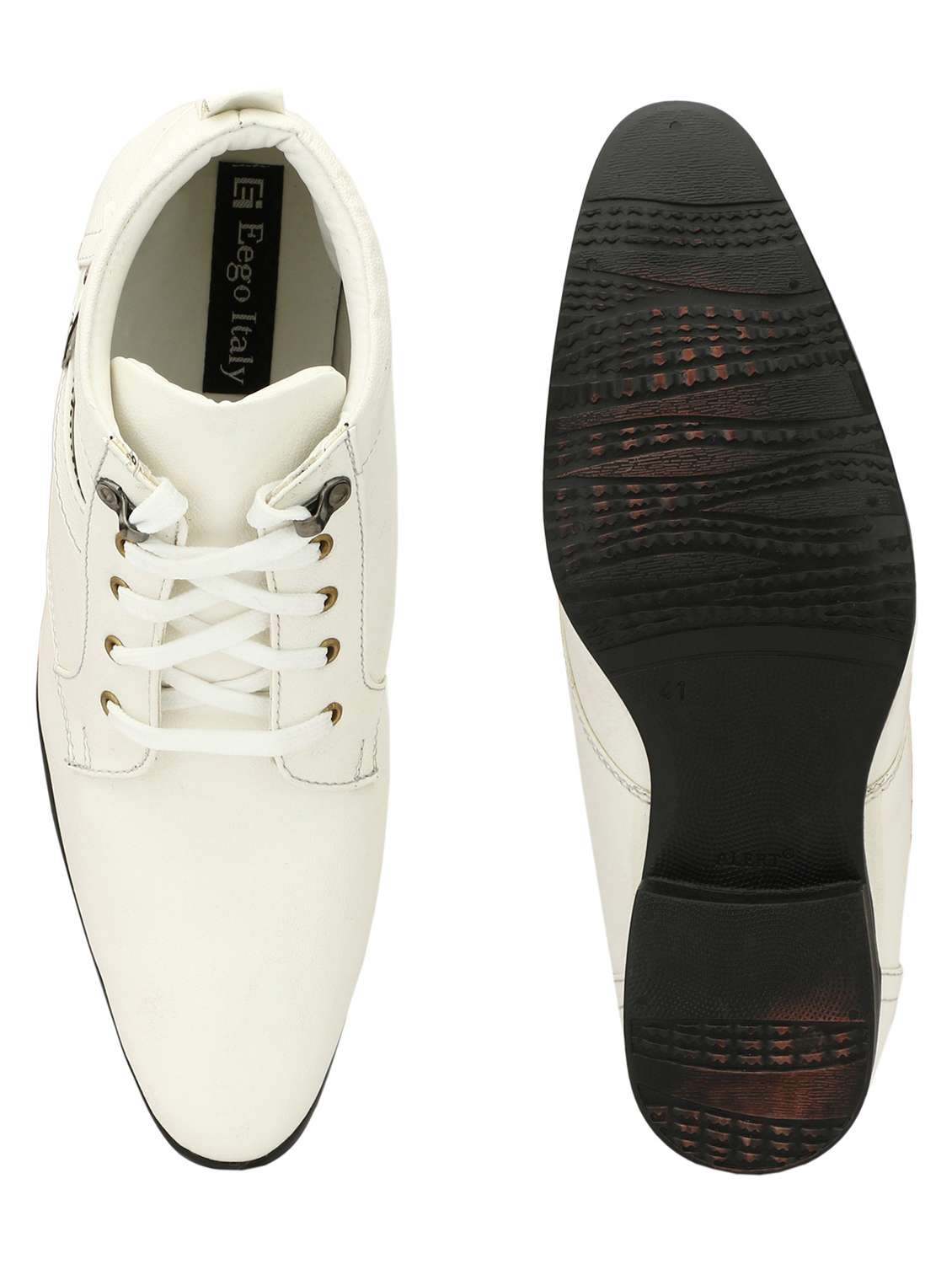 men white lace up boots - 19188734 - Standard Image - 3