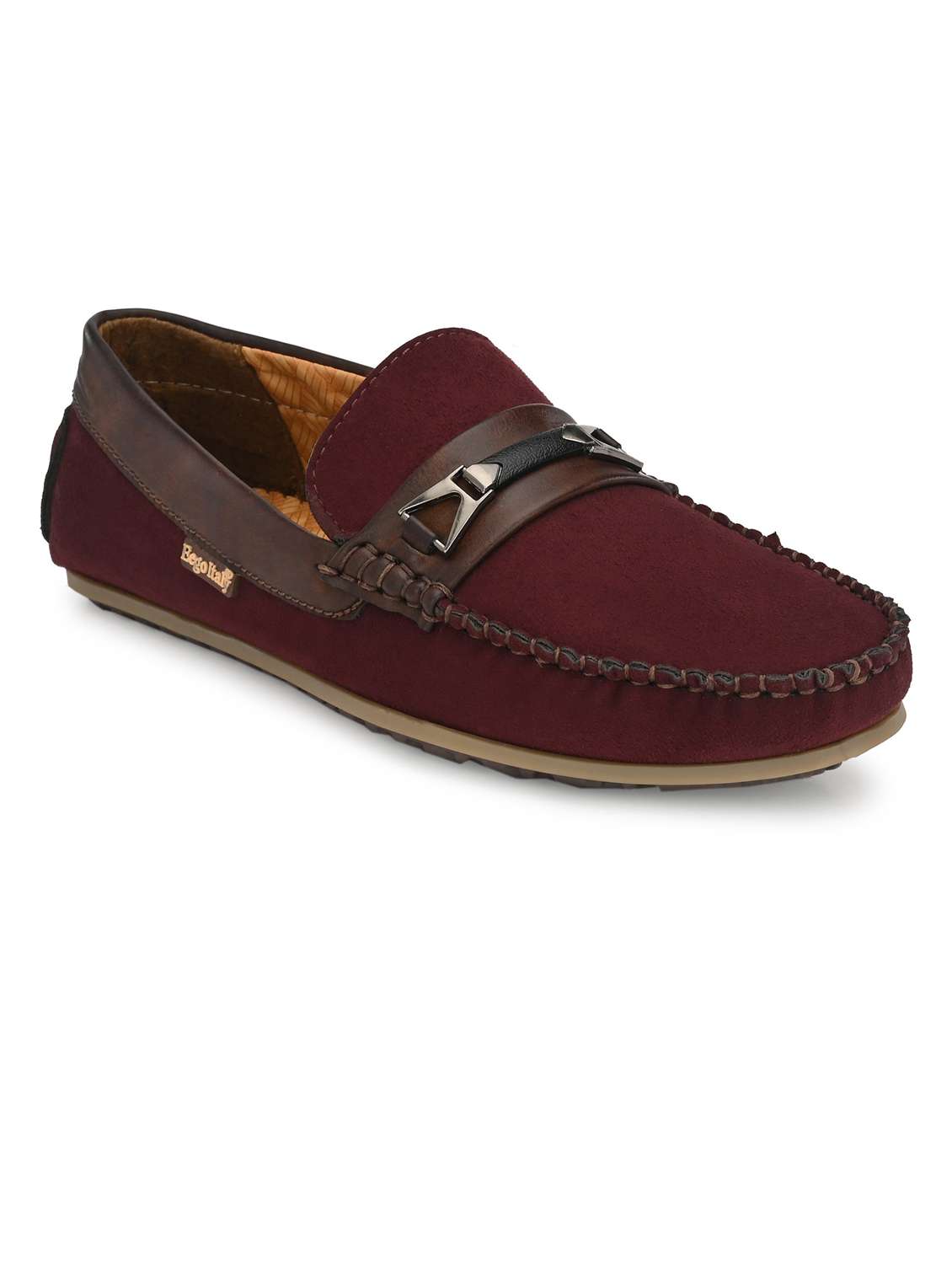 maroon slip on loafer - 19189997 -  Zoom Image - 0