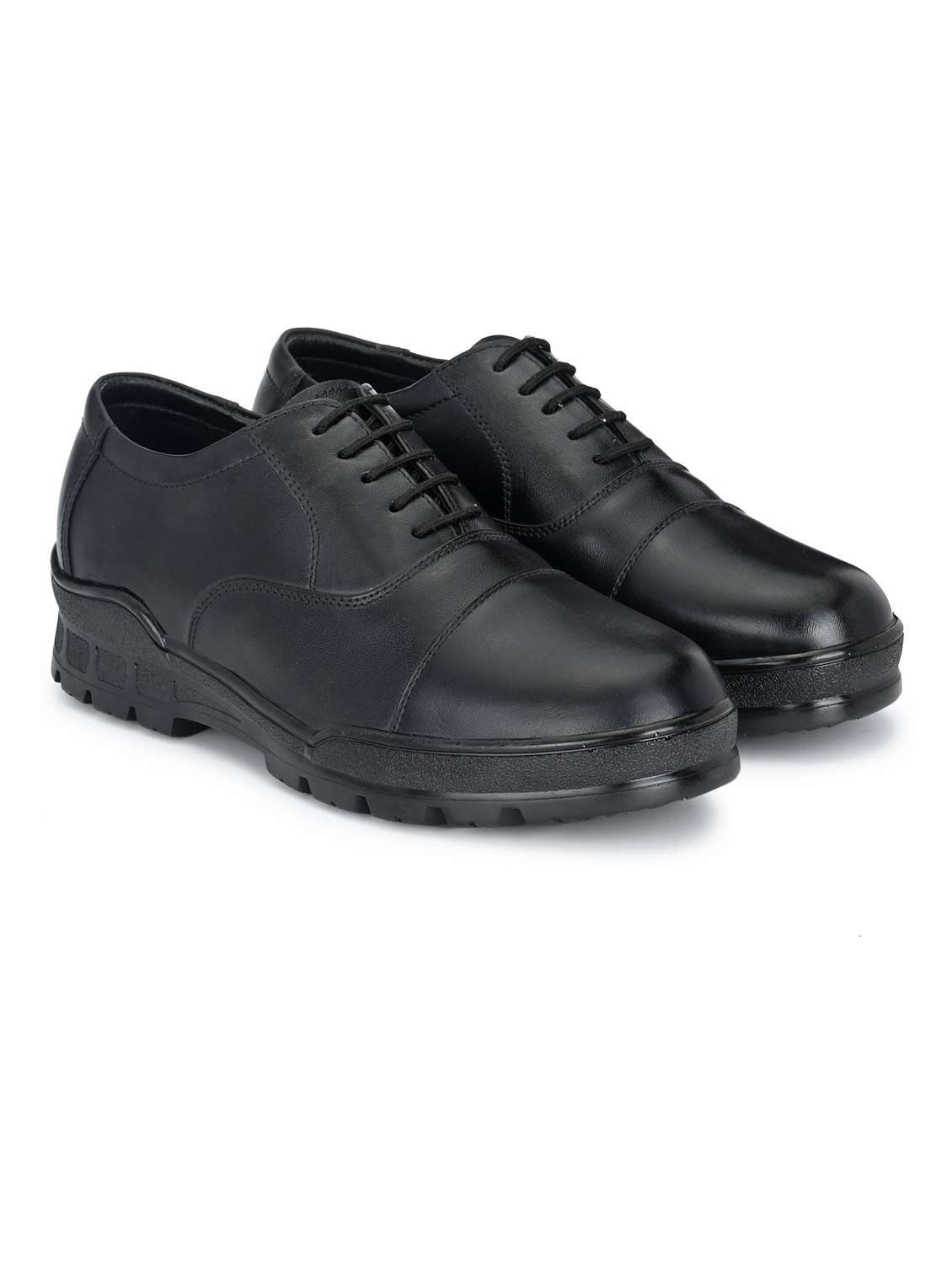 black lace up oxfords shoes - 19190055 -  Standard Image - 3
