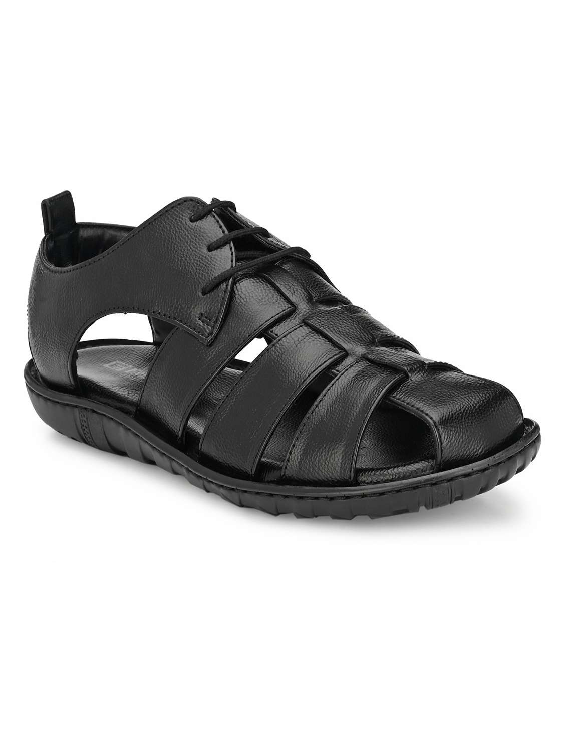 Buy online Black Floater Sandal from Sandals and Floaters for Men by