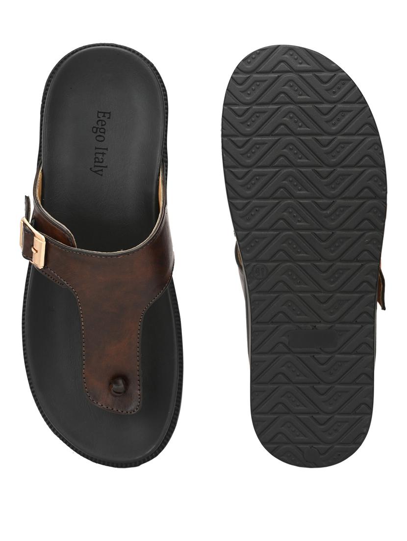 brown slip on sandal - 19190279 - Standard Image - 5