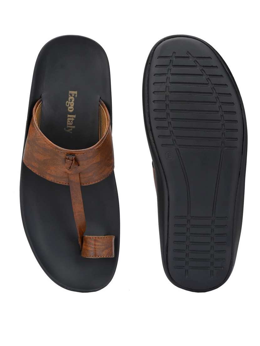 brown slip on sandal - 19190290 -  Standard Image - 3