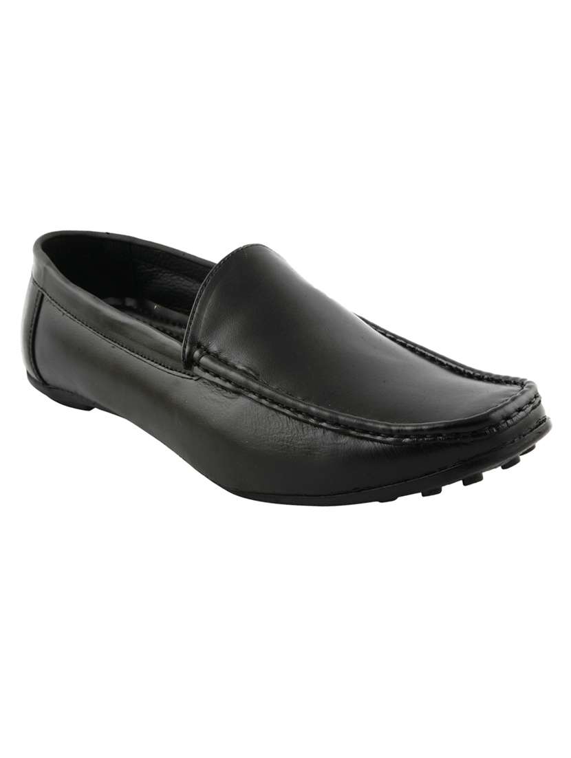 black solid formal shoes
