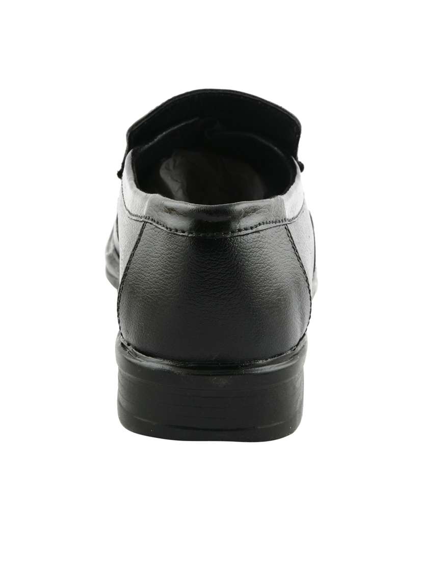 black solid formal shoes - 19190988 -  Standard Image - 3