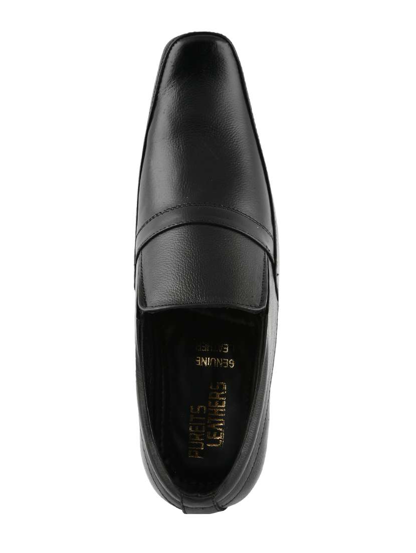black solid formal shoes - 19190992 -  Standard Image - 5