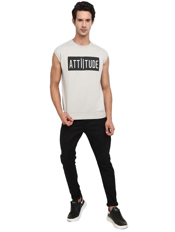 mens chest print sweatshirt - 19196414 -  Standard Image - 3