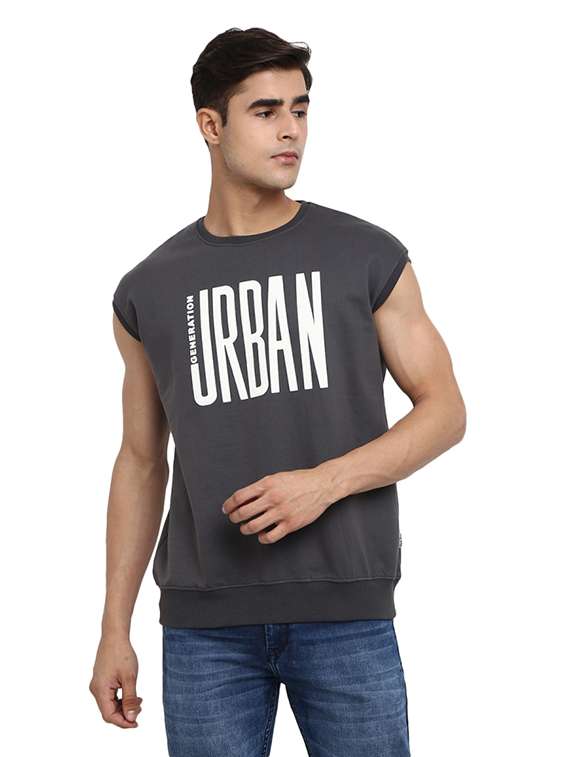 mens chest print sweatshirt