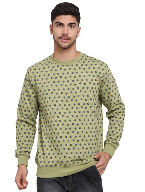 men all over print long sleeve regular fit sweatshirt - 19196442 -  Standard Image - 0