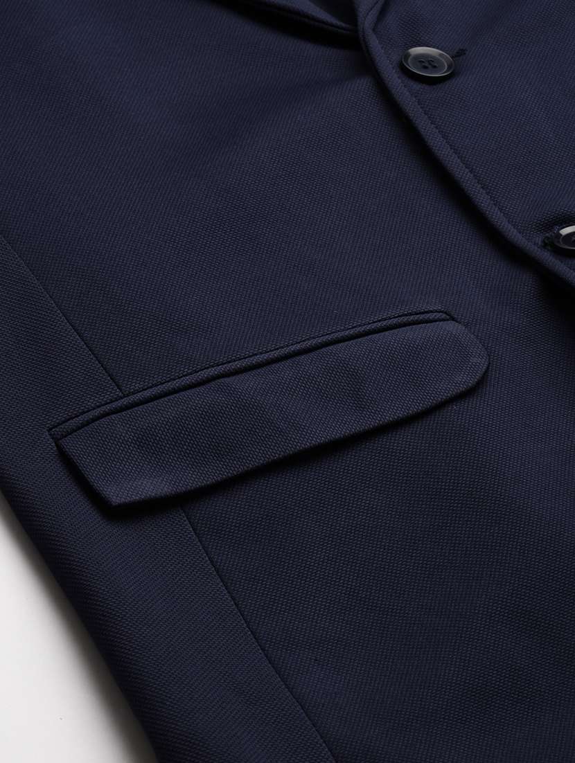 solid single breasted casual blazer - 19197377 -  Standard Image - 5