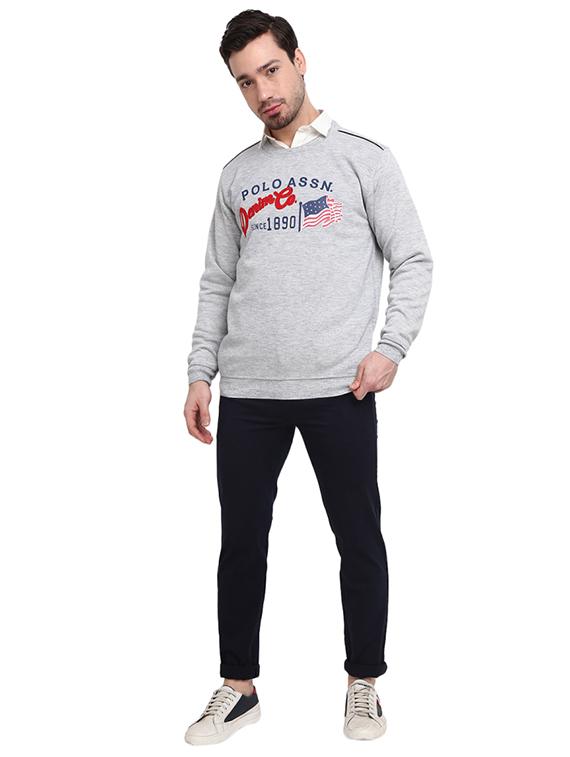 round neck printed pullover - 19197594 - Standard Image - 3