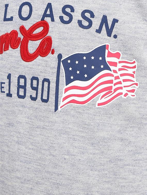 round neck printed pullover - 19197594 - Standard Image - 5