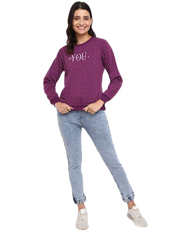 women's all over print sweatshirt - 19197845 -  Standard Image - 3