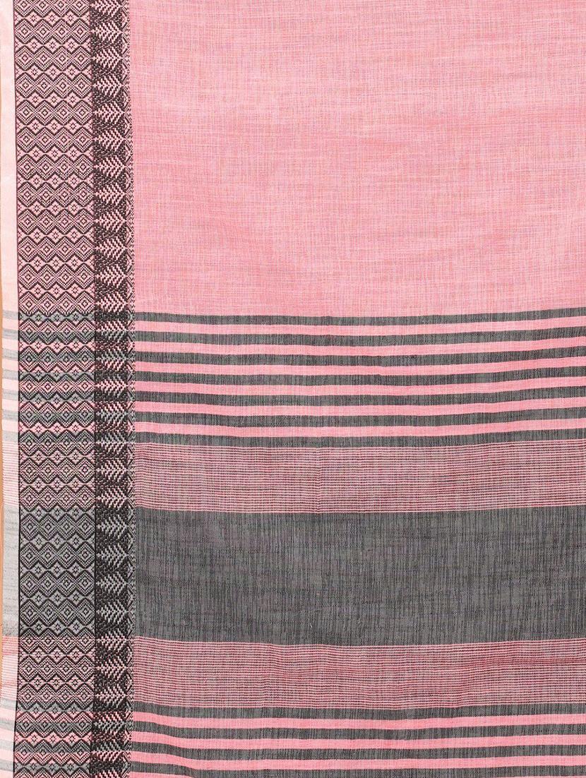 self design woven saree with blouse - 19198674 - Standard Image - 5