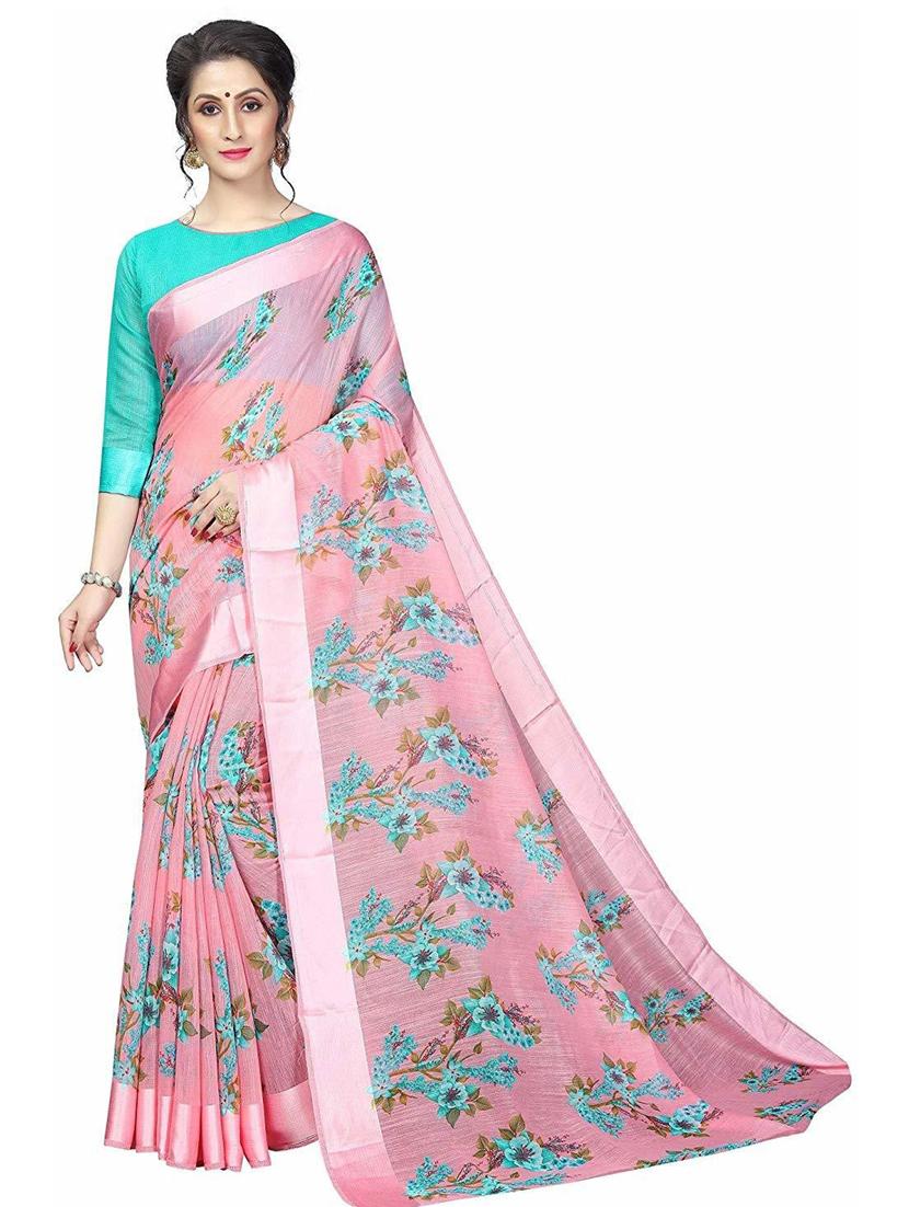 floral printed saree  - 19199503 -  Zoom Image - 0