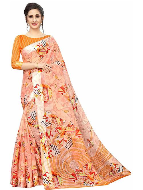 geometric printed saree - 19199527 - Standard Image - 0