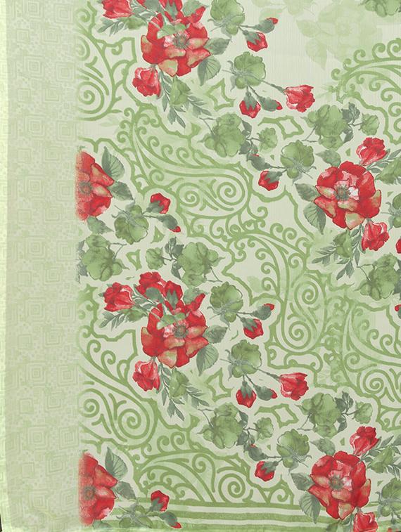 floral printed saree with blouse - 19200309 - Standard Image - 3